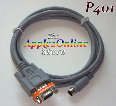    NEW Apple IIGS Serial & Null Modem Cable for use with ADTPro  