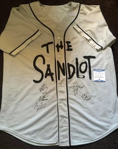 sandlot signed jersey