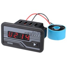 AC 220V Generator Digital Volt Amp Watt Hour Power Frequency Meter Tester