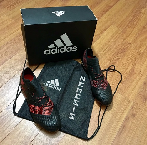 Adidas nemeziz 17.1 FG Hombre Botines De Fútbol Con Bolso Negro Rojo Dorado  CP8932 tamaño 11 | eBay