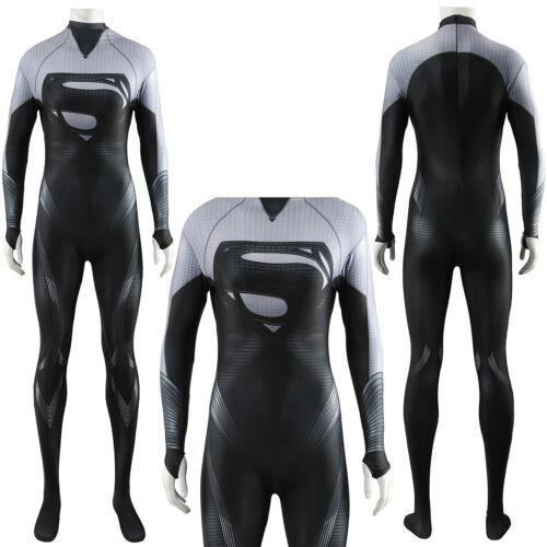 Negro Supermujer Mono The Flash Cosplay Disfraz Adulto Niños Capa Halloween - Imagen 18 de 19