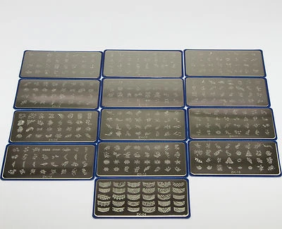 NAIL ART STAMPING PLATE / METAL STAMP / 1000 DIFFERENT IMAGES / ZK SERIES