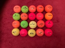 Coloured Golf Balls Mixed Pack x 20 Good condition