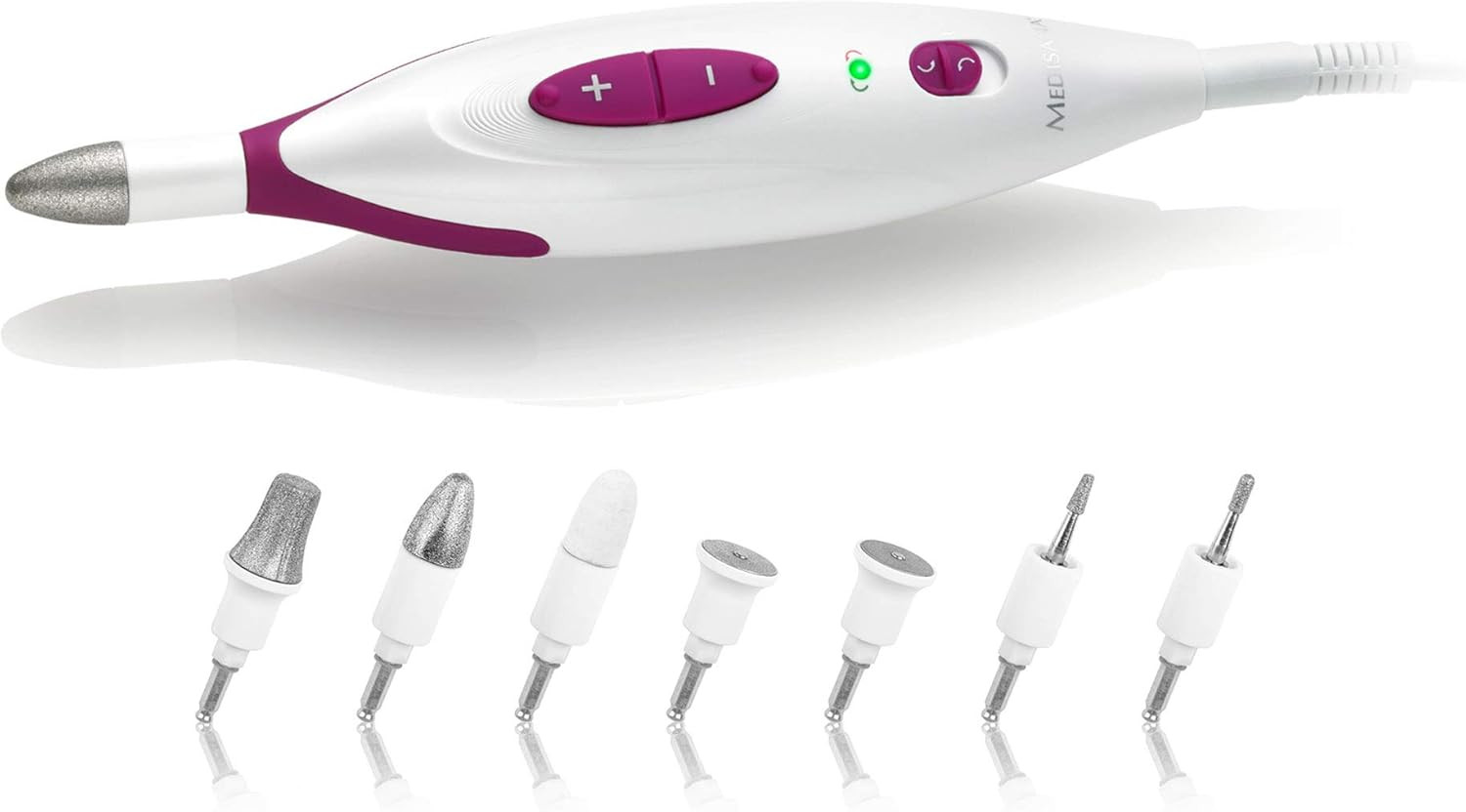 Medisana MP 815 Dispositivo Elettrico Cura Mani e Piedi 7 Accessori