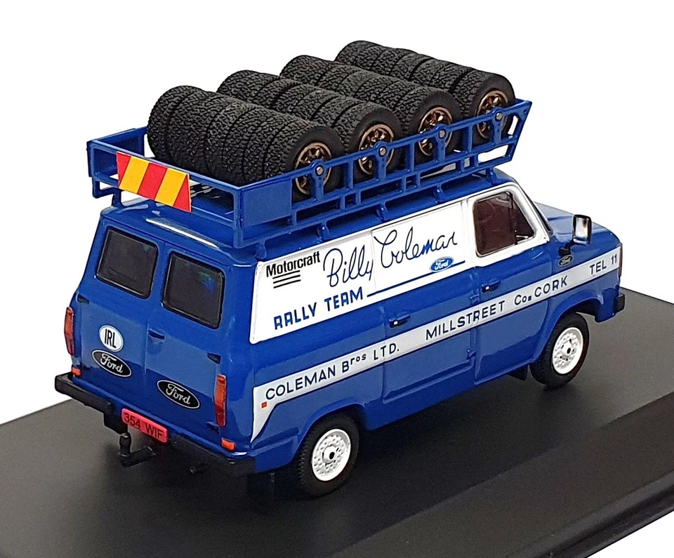 Ixo 1/43 Scale RAC444X.22 Ford Transit Mk2 Billy Coleman Racing Team Blue/White - Image 2 of 4
