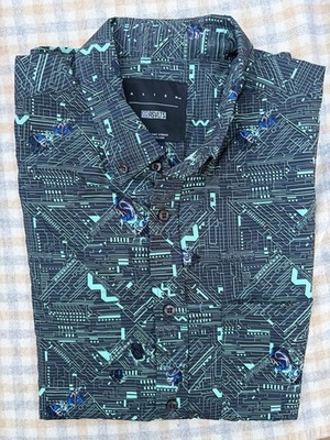 RSVLTS 2025 C2E2 Exclusive - Alien ''Tech Acid'' Button-Down Medium