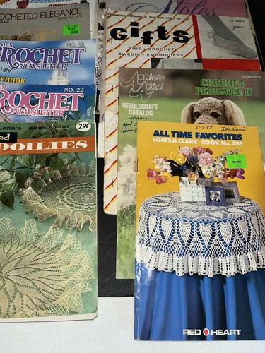 30 Annies Pattern Club Newsletter Crochet Magazine Lot Coats & Clark Booklets - Picture 4 of 6