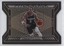 2020 Panini Obsidian Pitch Black Electric Etch Orange /35 De'Aaron Fox #30 7y2