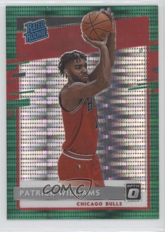 2020 Donruss Optic Fanatics Box Set Green Pulsar Prizm Patrick Williams #154 h1k