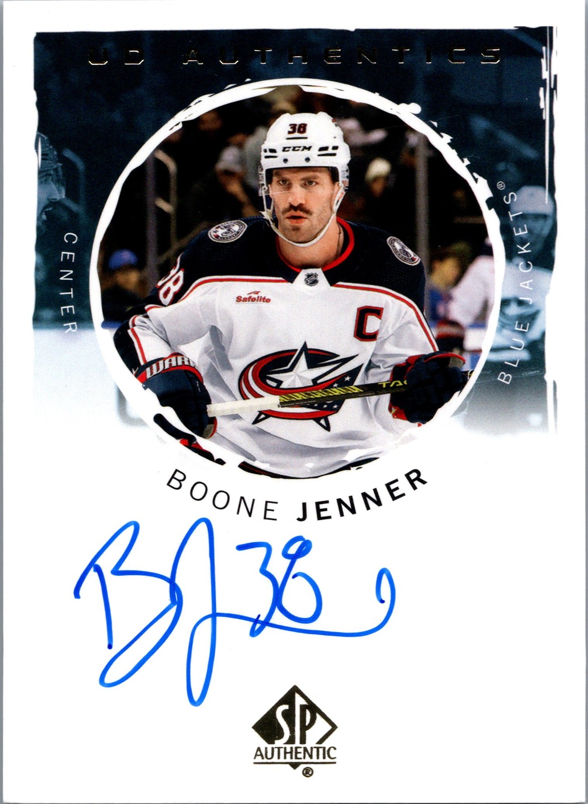 2024-25 SP Authentic #UDA-BJ Boone Jenner UD Authentics Auto