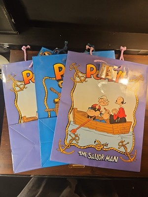  Popeye Gift Bag. 3 Bags. 13×10×5 in.