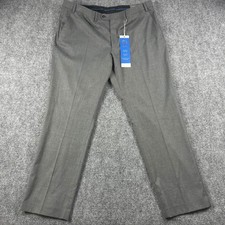 Vince Camuto Dress Pants Mens 42x32 Grey New Slim Fit Stretch Wrinkle Resist