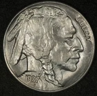 1937-S BUFFALO NICKEL LUSTROUS UNCIRCULATED
