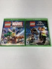 Xbox One LEGO Jurassic World, and Avengers  2 Game Lot Marvel Super Hero’s