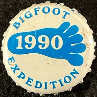 BIG FOOT 1990 PLASTIC LINED BOTTLE CAP SIERRA NEVADA CALIFORNIA MICRO SET CROWNS