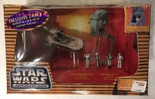 Micro Machines Star Wars Action Fleet Landspeeder Imperial AT-ST Galoob 1995 NEW