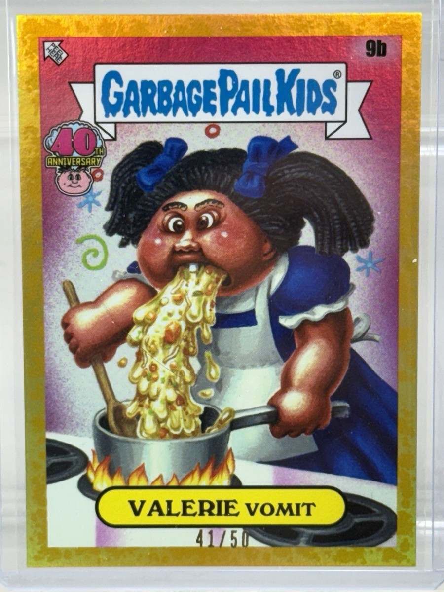 2025 Topps Garbage Pail Kids 40th Anniversary VALERIE VOMIT Gold