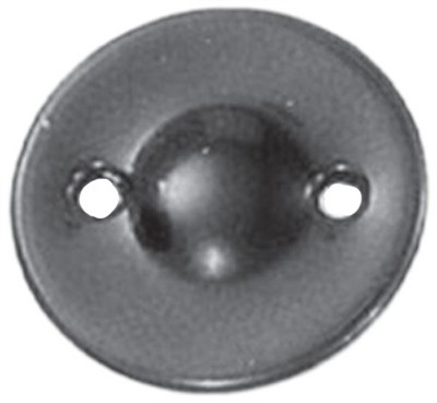 Paughco B758 Dimpled Inspection Cover Black