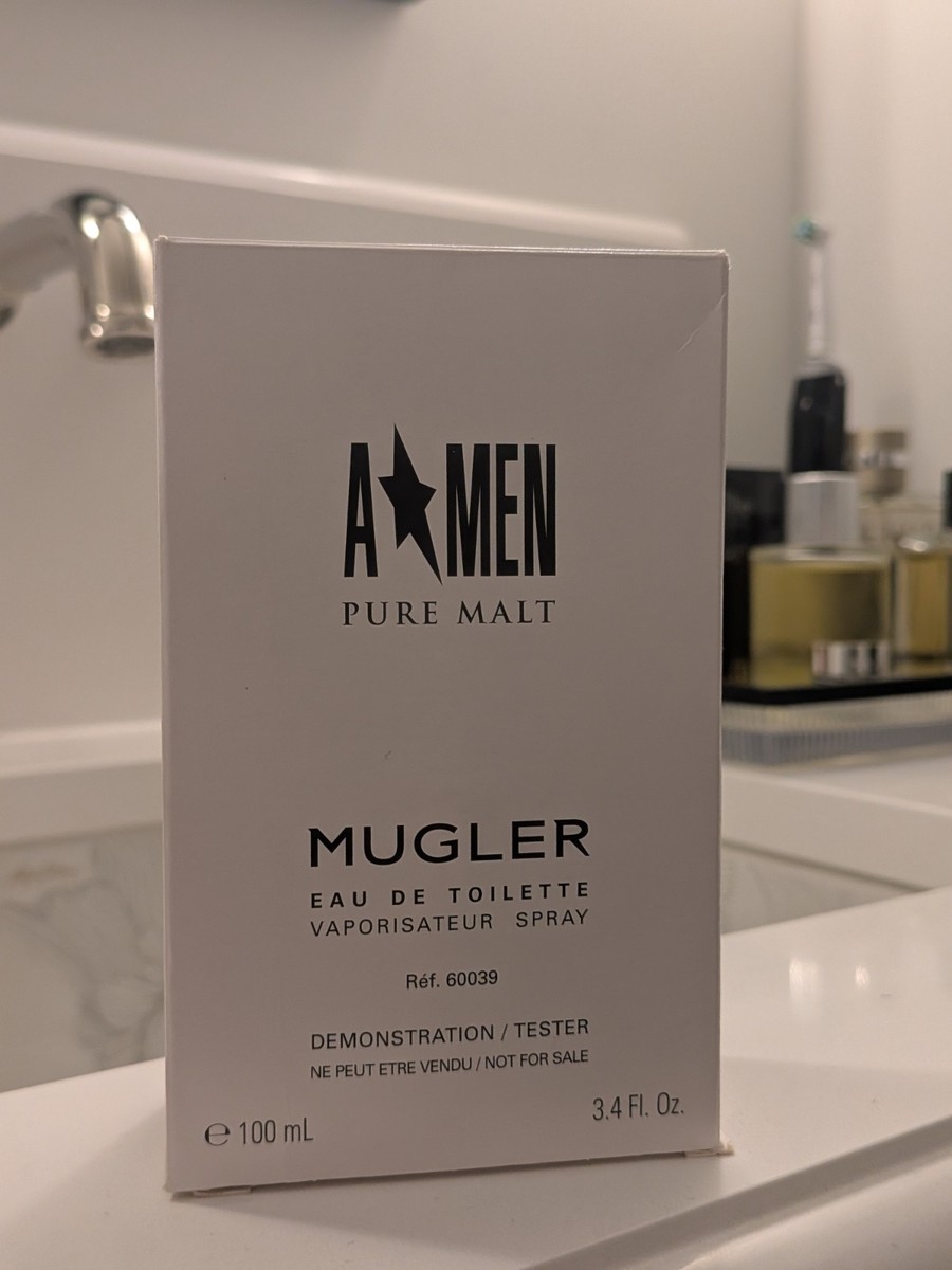 Mugler AMEN Pure Malt 3.4oz-100mL EDT Rare And Discontinued | eBay