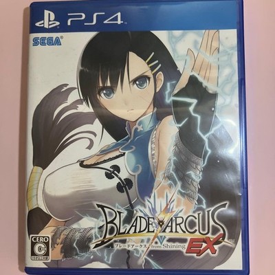 ShiningEx Blade Arc from Shining EX PS4 Game Software Case Scratched