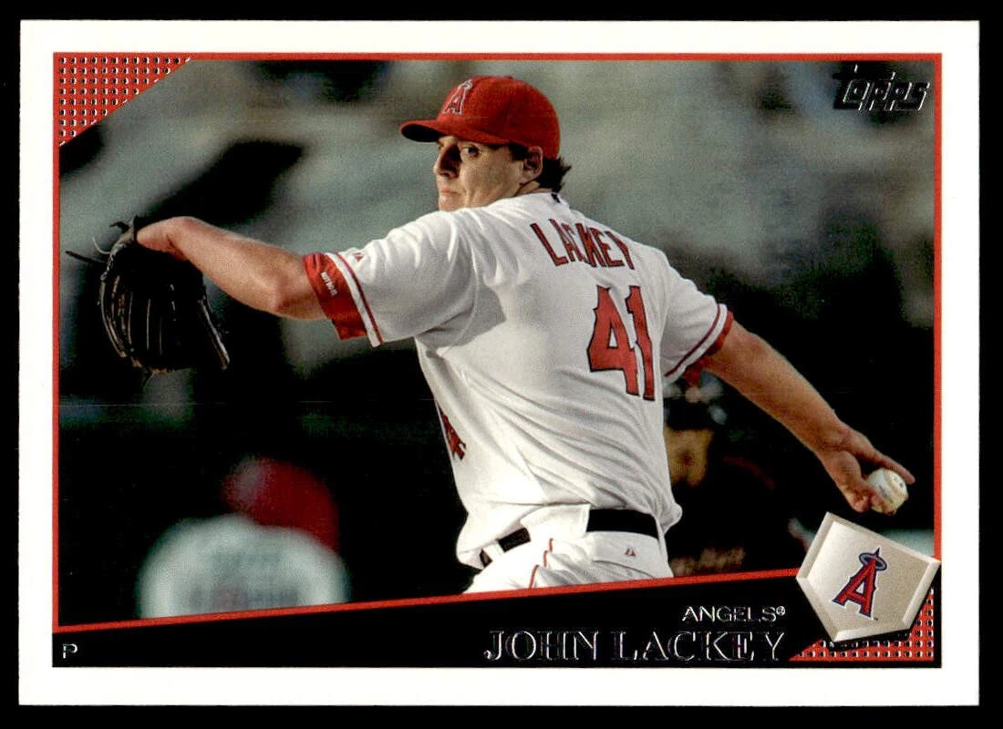 John Lackey trading card