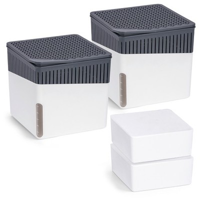 WENKO Raumentfeuchter Cube Weiß 1000 g 2er Set