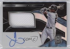 2021 Panini Spectra Rookie Jersey 110/199 Lewin Diaz #148 Auto 0sm9