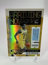 2023-24 Panini NBA Hoops TAYLOR HENDRICKS Arriving Now Winter Holo RC Rookie #27