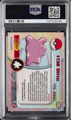 2000 TOPPS CHROME POKEMON T.V. #132 DITTO PSA 10 | eBay