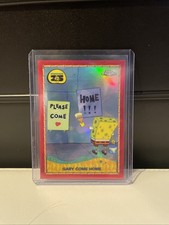 2025 Topps Chrome SpongeBob. Gary Come Home, 5/5 RED REFRACTOR