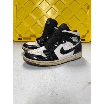 Nike Air Jordan 1 Mid All-Star 2021 Black White Carbon Fiber DD1649-001 Mens 7