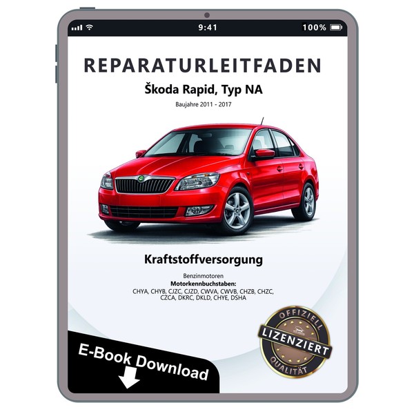 Skoda Rapid Typ NA 2011-2017 Kraftstoffversorgung Benzin Reparaturanleitung PDF-image