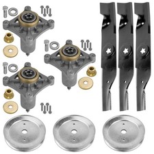 48" Deck Spindle Pulley Blade for Husqvarna TS148X YT21548 YTH24K48 YTA24V48