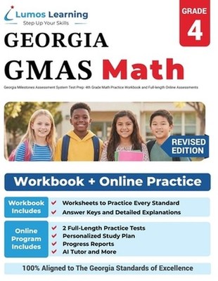 Georgia Milestones Assessment System Test Prep: 4th Grade Math Practice Workbook