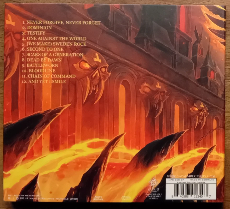 HammerFall – Dominion - Limited Edition Digipak - Bild 2 von 4
