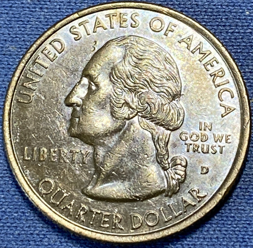 1999-D Pennsylvania State Quarter Beautiful Brilliant Brown Toned Coin #18 - Picture 10 of 18