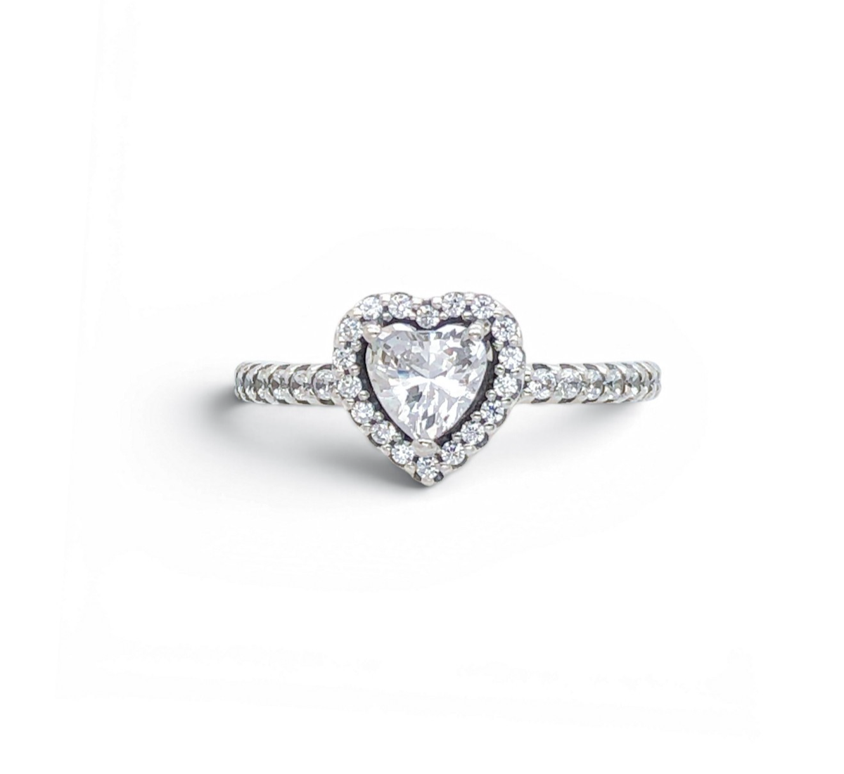NEW 100% Authentic PANDORA 925 Ale Pave Sparkle Elevated Heart