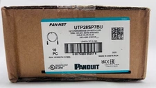 PANDUIT PAN-NET UTP28SP7BU UTP CAT 6 28AWG Stranded BLUE 7 Ft Patch Cord 10 each