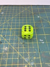 Chessex Dice Vortex 30mm Bright Green with Black Pips