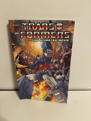 Transformers the Animated Movie trade paperback 1st print IDW Don Figueroa