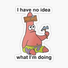 Patrick Star Decal SpongeBob SquarePants Sticker High Quality Glossy