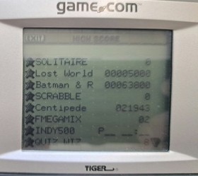 Tiger Game.com Handheld W/ Box, Console Manuals & 12 Games