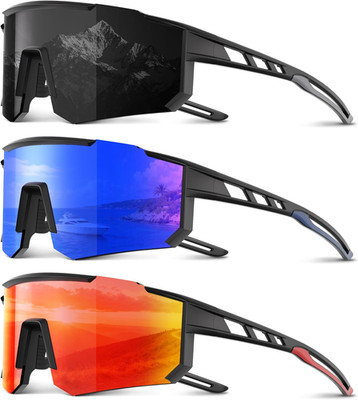 pack 3 gafas de sol deportivas polarizadas para hombre mujer proteccion uv pesca