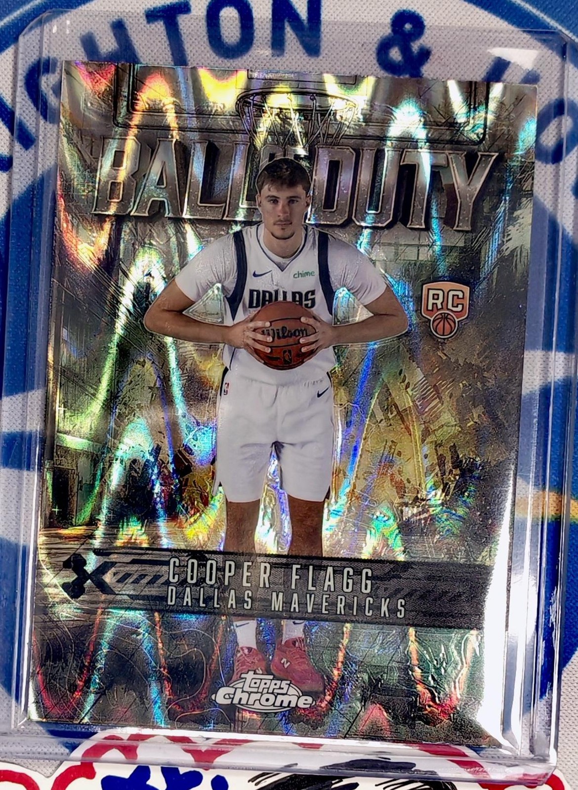2025-26 Topps Chrome Cooper Flagg RC Rookie Ball of Duty Raywave Refractor