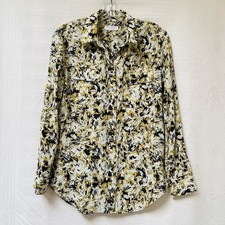 Equipment Femme 100 Silk Reese Long Sleeve Shirt Blouse Career Womens Small