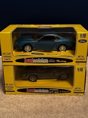 Ford Mustang & Ford GT-40 Diecast Models by Jouef Evolution 1/18 scale NEW