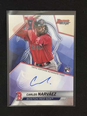 2025 Bowmans Best Carlos Narvaez Auto Base Add to Your Collection Now !!!