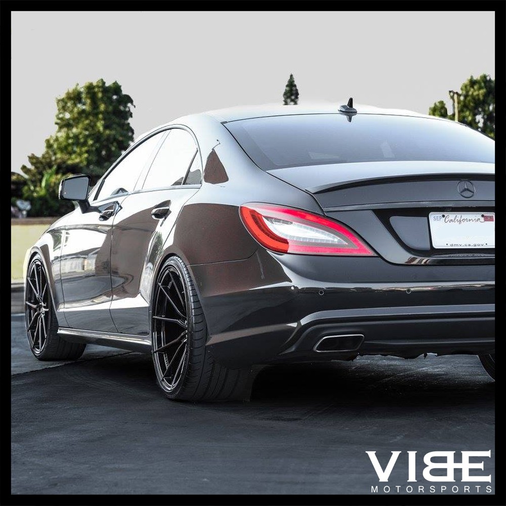 20" VERTINI RF1.2 GLOSS BLACK CONCAVE WHEELS RIMS FITS MASERATI QUATTROPORTE