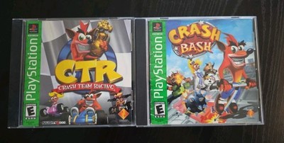 Crash Team Racing And Crash Bash Lot Greatest Hits PlayStation 1 Complete