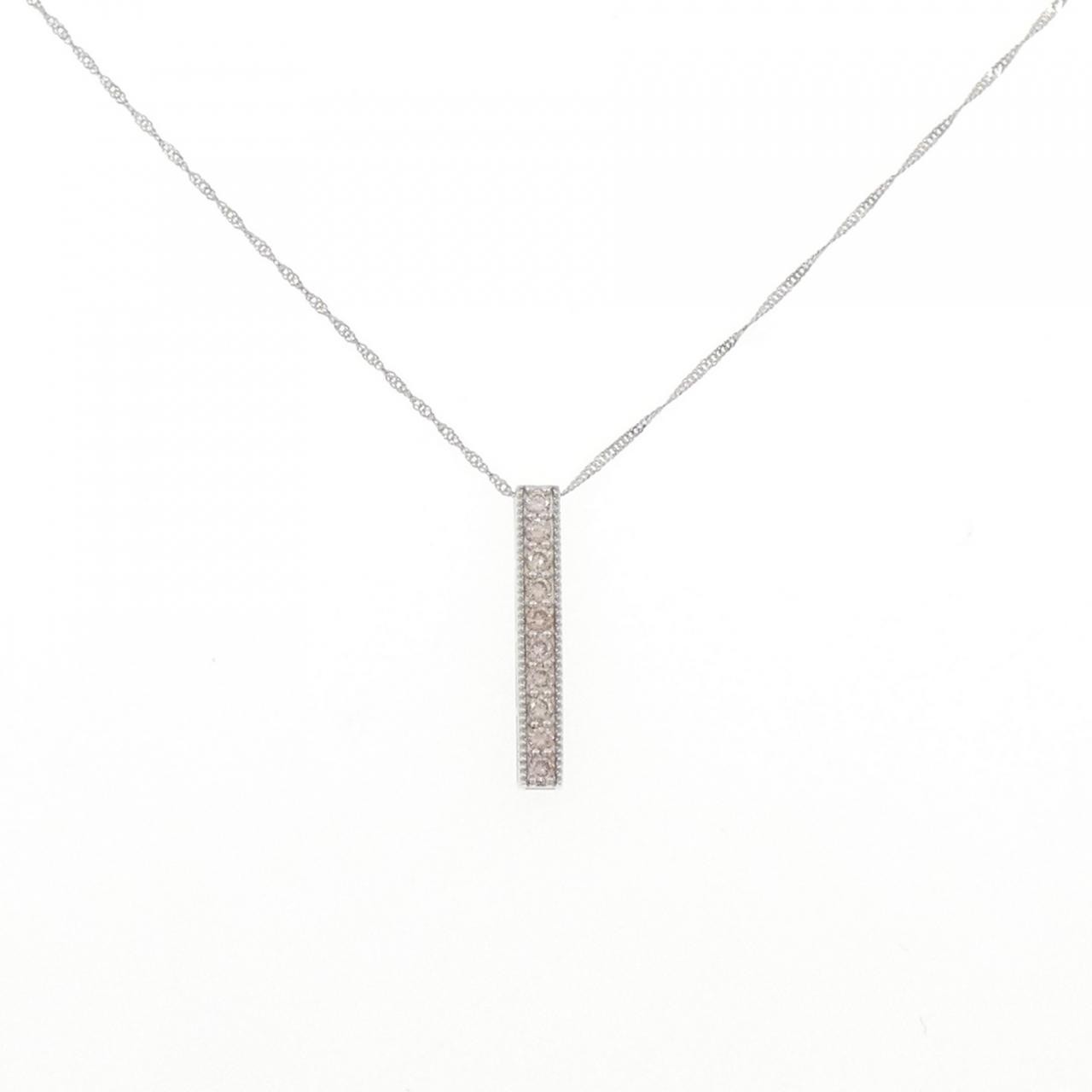 Authentic PT900/PT850 Diamond Necklace 0.15CT #230-000-293-0045